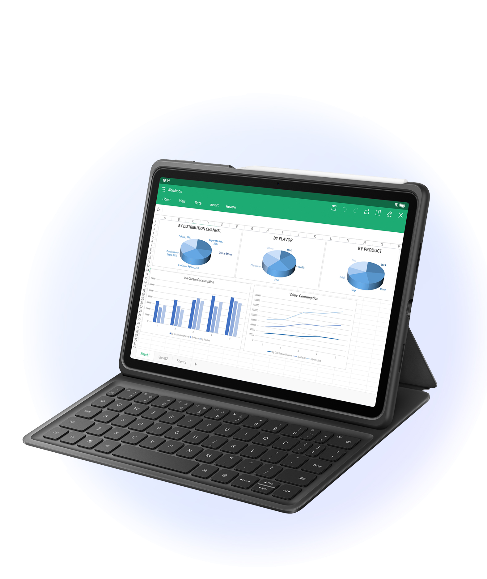 HUAWEI Smart Keyboard (Compatible with HUAWEI MatePad 11-inch 2023) detachable design